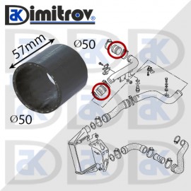 Маркуч турбо Audi A4 A6 Seat Toledo Volkswagen Golf III Passat Vento